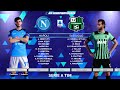 PES 2021 | Napoli Vs Sassuolo &quot;festa allo Stadio Diego Armando Maradona&quot; Serie A 2022/23