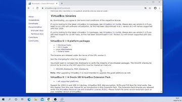 VirtualBoxのインストール
