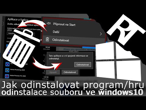 Video: Jak Odinstalovat Program