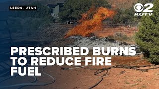Southern Utah firefighters conduct controlled burns in effort to prevent wildfires