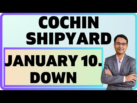 January 10 : Cochin Shipyard share down