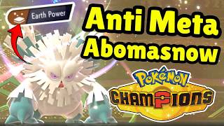Anti Meta Mega Abomasnow! Pokemon Champions VGC Regulation M-C Ranked Competitive!