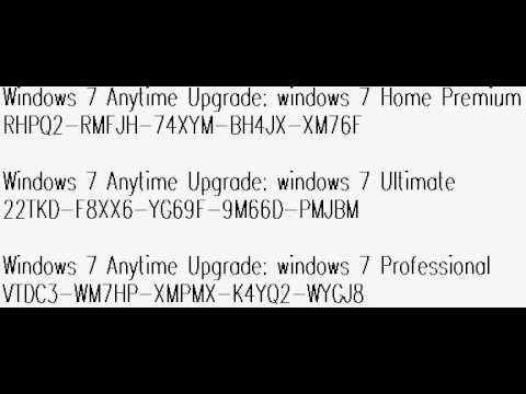 windows 7 ultimate gvlk key