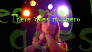 Video thumbnail of "My Hero Paramore lyrics"