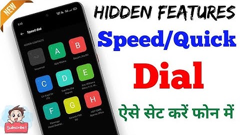 How to Set Speed Dial on Android Mobile | Quick Dial Call | Speed dial kaise karen oppo phone