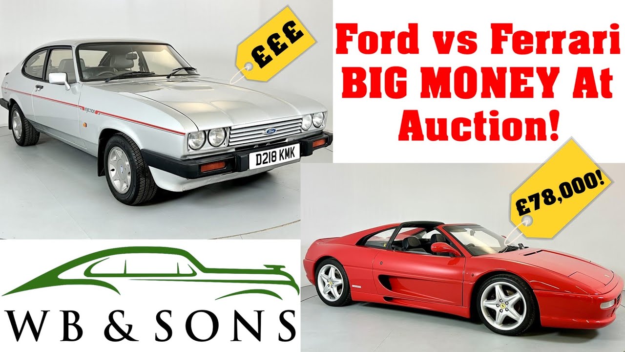 Ford and Ferrari Sell For BIG Money! WB & Sons January 2023 Classic Car