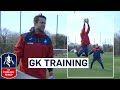 Swansea Goalkeepers Prepare for Tottenham | Goalkeeper Training | Emirates FA Cup 2017/18