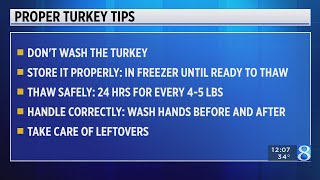 Turkey cooking safety tips from the CDC