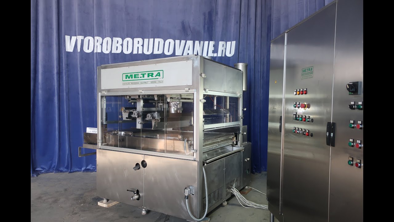 Шоколадно глазировочная машина