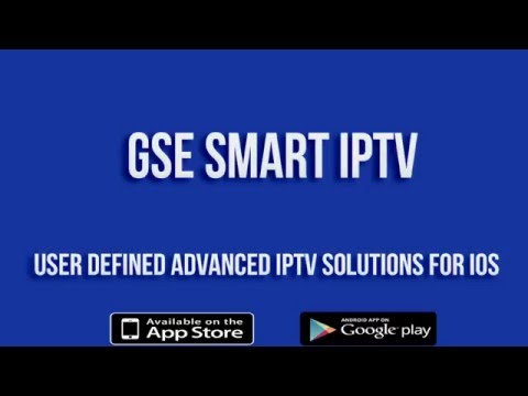 GSE SMART IPTV Version 1.7 for IOS (IPHONE/IPAD) Preview