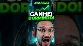 O MOMENTO EM QUE TUDO MUDOU GANHANDO EM DÓLAR DORMINDO