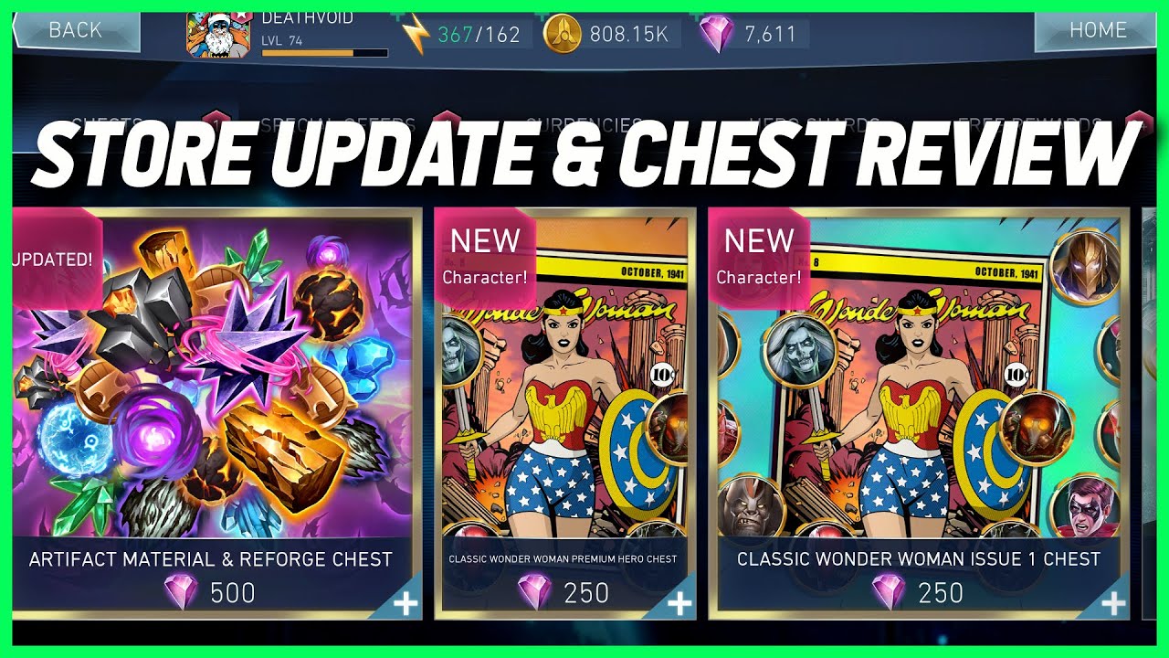 Injustice 2 Mobile Store Update & Chest Review Update YouTube