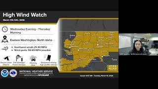 Special Live Weather Briefing - NWS Spokane: March 10, 2026