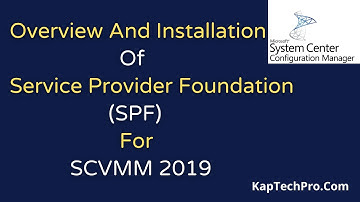 How To Install Service Provider Foundation (SPF)
