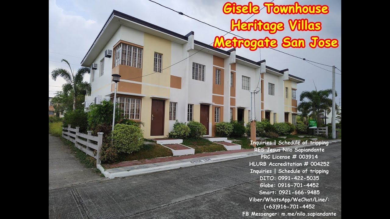 Gisele Townhouse House And Lot For Sale In Bulacan Metro Gate San Jose Youtube Gisele Townhouse House And Lot For Sale In Bulacan Metro Gate San Jose Youtube