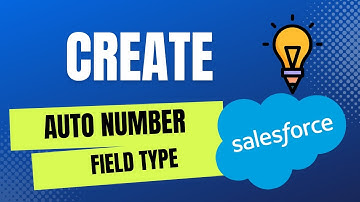 How to create auto number field type in Salesforce | How to add auto number field type in Salesforce
