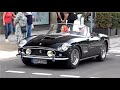 1 hour of classic cars  oldtimer  db4 diablo 300sl daytona 550 spyder m1 ae86 isetta f40