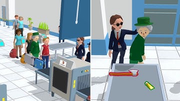 Airport Security ✈️👮‍♀️👮 Walktrought All Level Gameplay Android,ios ASW1GP1
