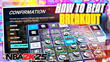 How to BEAT BREAKOUT EASILY on ANY DIFFICULTY in NBA 2k25 MYTEAM!