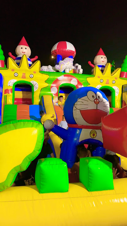 Istana Balon Takeshi #pasarmalam #istanabalon #bianglala #komidiputar #korakora #ombakbanyu