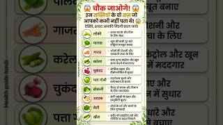 😱 भूलकर भी न करें इन सब्जियों को इग्नोर! डॉक्टर भी रह गए हैरान!#healthtips#fitness #ayurveda #diet