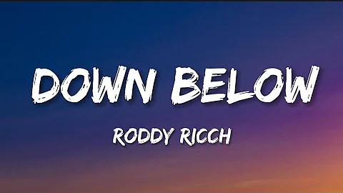 Roddy Ricch - Down Below (Lyrics)