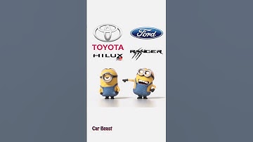 Thumbnail of Toyota Hilux GR Sport vs Ford Ranger minions style #edit #car #status