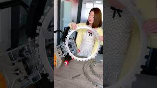 Powerful Wall Cutting Machine In Action