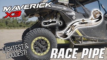 Can-Am X3 Gets A SUPER LOUD, RPM SxS 3" Straight Race Pipe