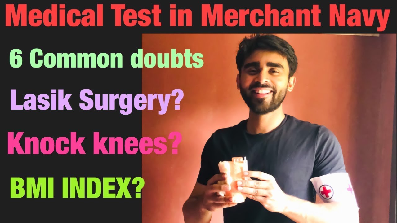 Medical test in merchant navy Merchant Navy medical test English
