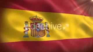 Spain Flag - Motion Graphic