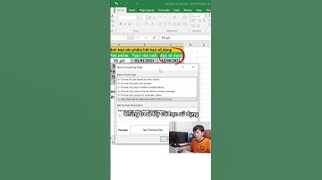 Cách làm tự động cảnh báo ngày hết hạn trong Excel