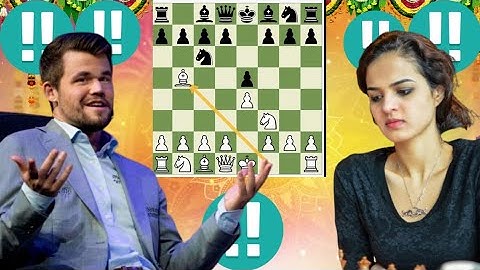 Magnus Carlsen vs Tania Sachdev 14