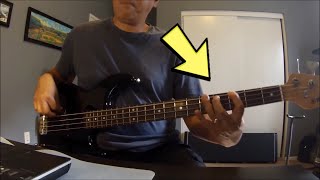 How To Play The Popular Double Hammer On Riff On Bass Guitar