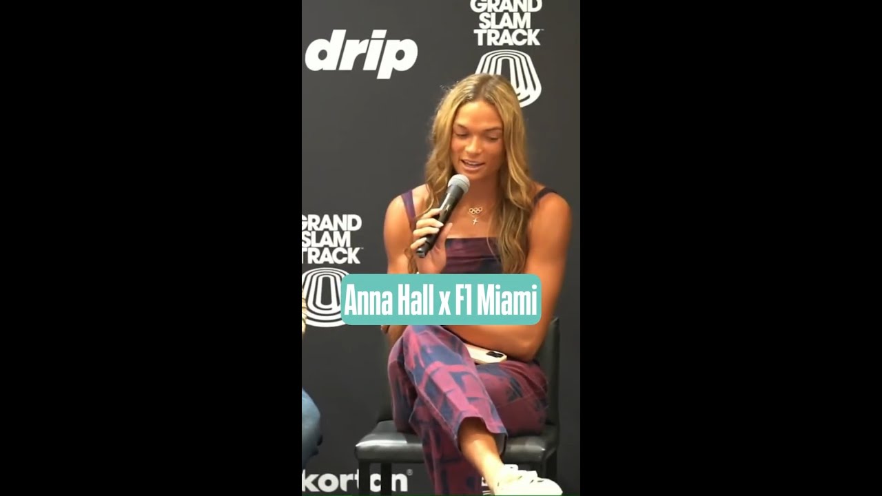 Anna Hall is Tapping In To F1 Speed