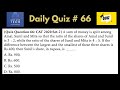 Daily Aptitude Quiz Challenge: Day 66 ⚡💡⚡