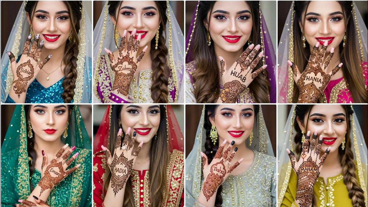 Mehndi hands dpz 😍 Part 2 | Beautiful mehndi name design | Dp Whatsapp Profile pics