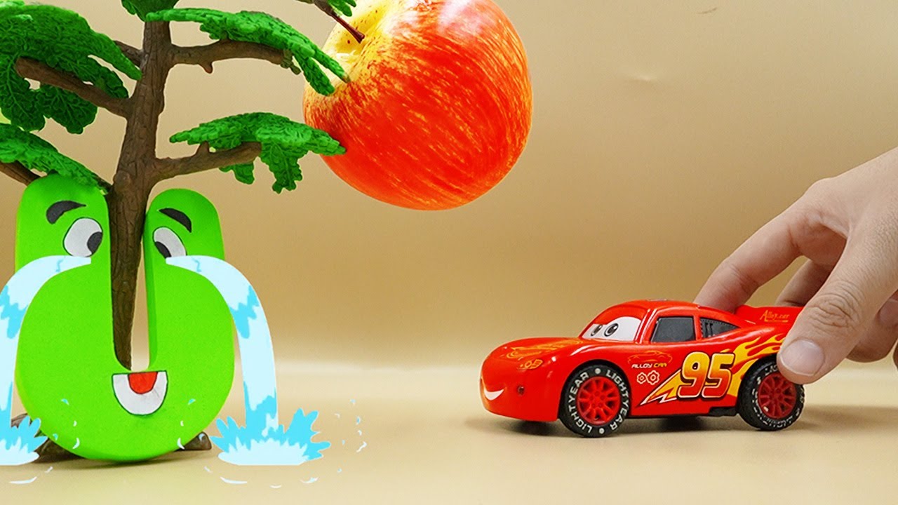Learn to spell U with lightning mcqueen Video for kids YouTube