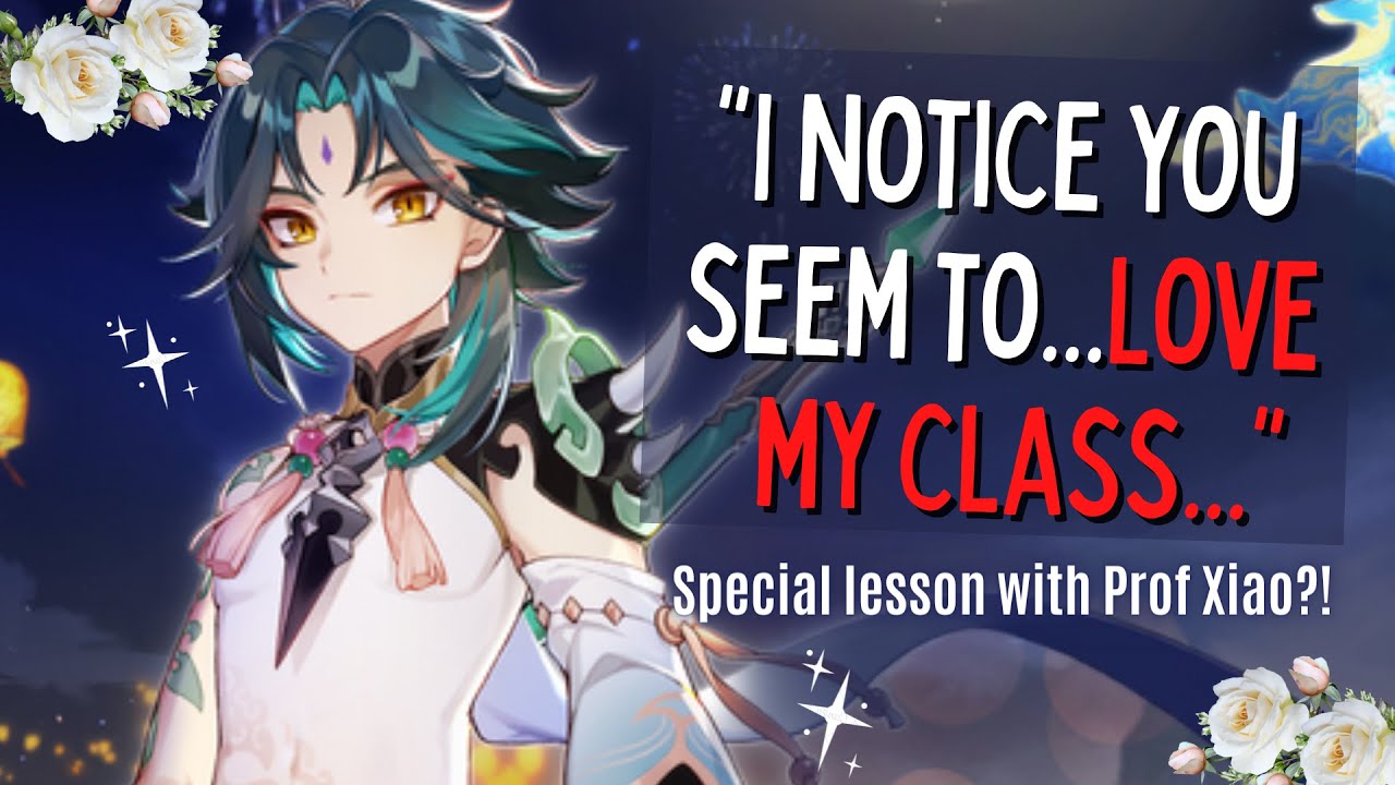 Becoming Professor Xiao's PET?! [Genshin Impact Xiao ASMR]