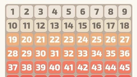 9x9 Number puzzle