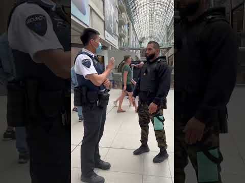 500 Pound Bodyguard Vs Mall Security!! Shorts