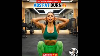 "SATURDAY ABS FAT BURN🔥" #AbsWorkout #FatLossWorkout #GymWorkout #FitnessMotivation #CoreTraining
