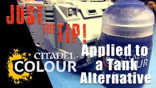 Citadel Colour Contrast Just the Tip! Applied to a Tank alternate