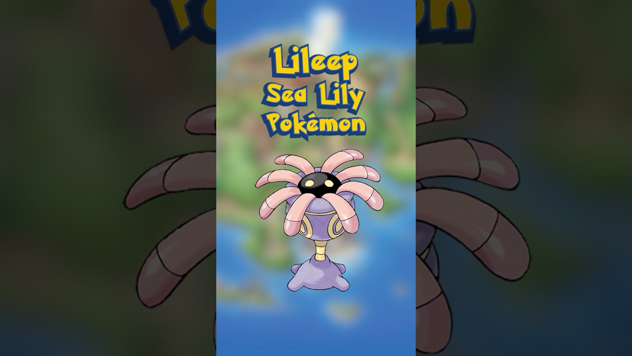 Lileep the Sea Lily Pokémon | Daily Pokédex 345  #pokemon #hoenn #lileep