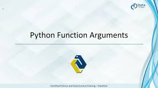 Python Function Arguments