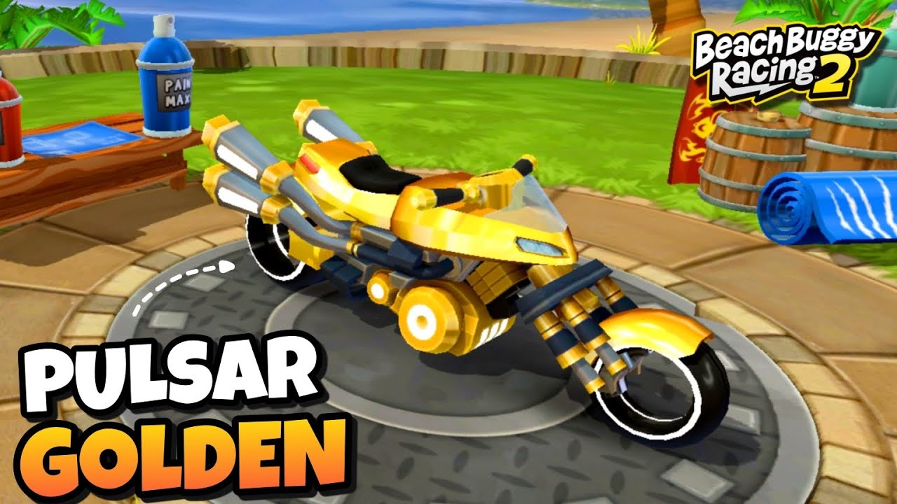 🔥Pulsar Gold Skin Unlock - Beach Buggy Racing 2 || 