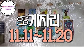 [타로/별자리운세] ♋게자리♋【11/11~11/20】 운의 흐름