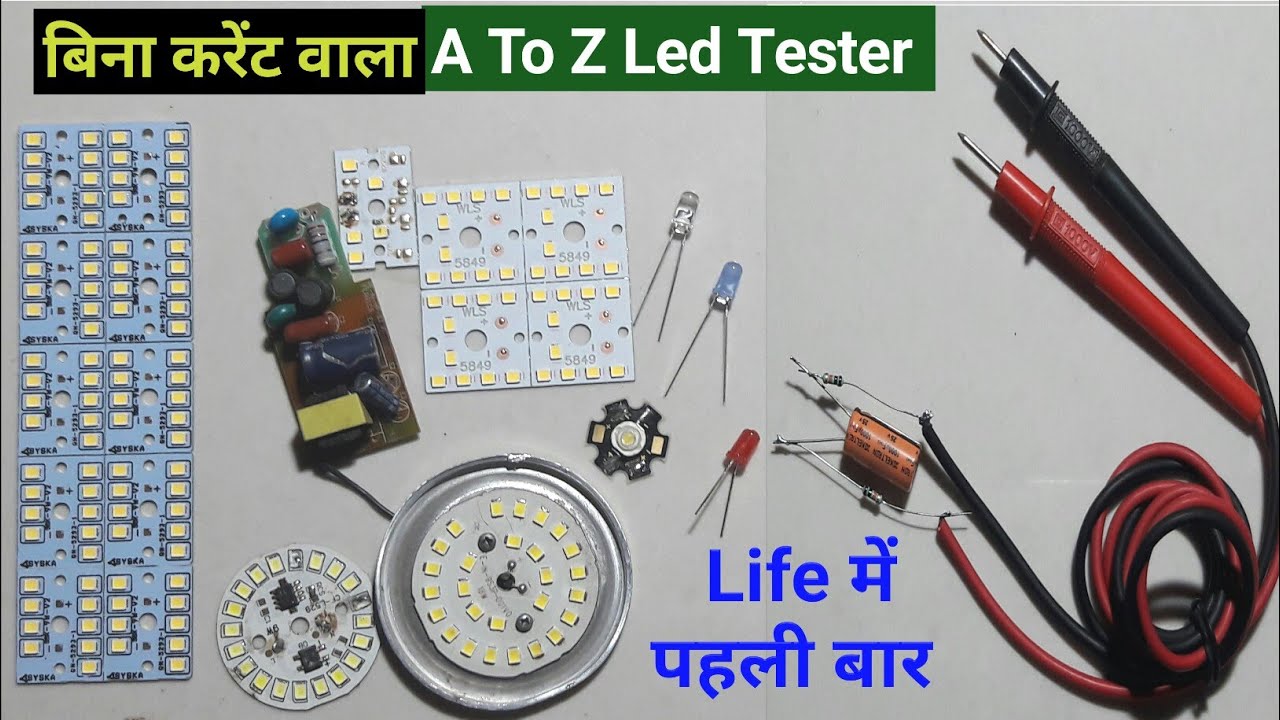 how to make a super LED tester at home universal led tester banaye