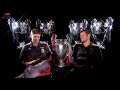 Steven Gerrard sleeping with the Champions League trophy