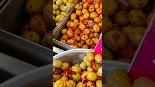 Comprando Aceitunas  Mercado de Jerusalén #jerusalem #israel #youtubeshorts #travel #aceitunas
